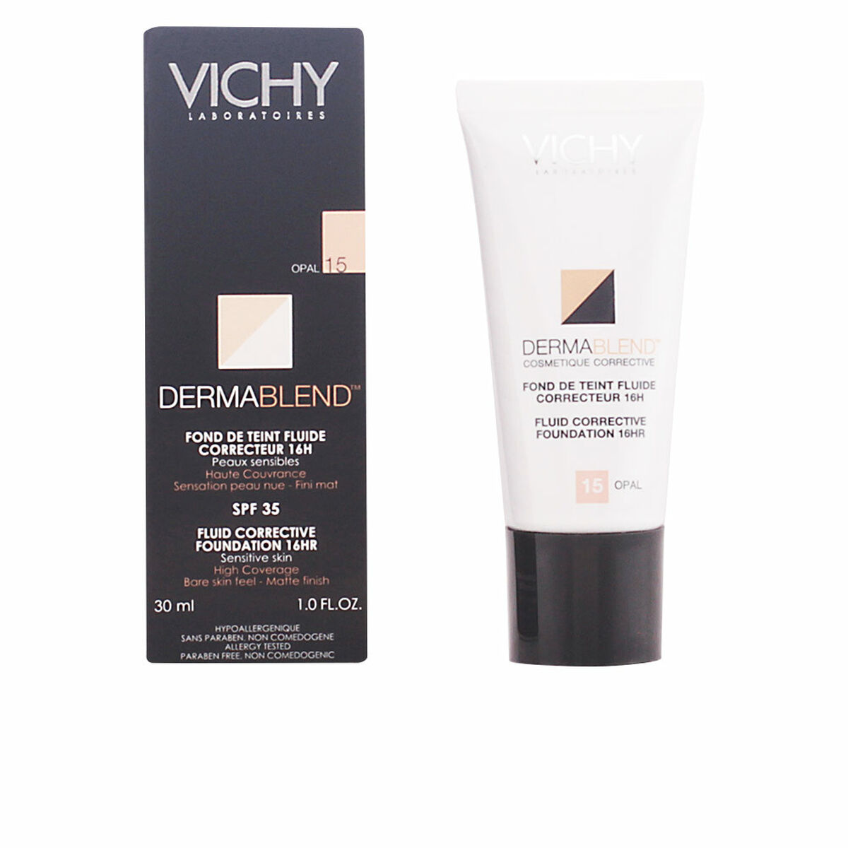 Fluid Foundation Make-up Dermablend Vichy Spf 35 30 ml
